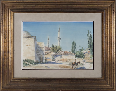 Müller imzalı tablo — 32×47 cm, 9.827 TL müzayede satışı