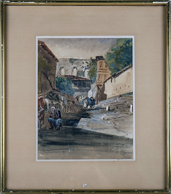 Sabatier Constantinople imzalı tablo — 24×33 cm, 12.284 TL müzayede satışı