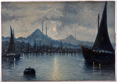 Faruk Alpkurt imzalı tablo — 45×65 cm, 8.353 TL müzayede satışı