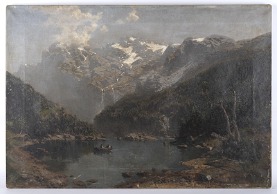 Alman Ekolü imzalı tablo — Yağlı Boya, 53×76 cm, 29.481 TL müzayede satışı