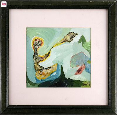 Bedri Bedri imzalı tablo — Yağlı Boya, 16×18 cm, 688 TL müzayede satışı