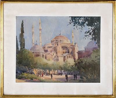 T.mıeuwenkuyse T.mıeuwenkuyse imzalı tablo — Sulu Boya, 32×40 cm, 17.197 TL müzayede satışı