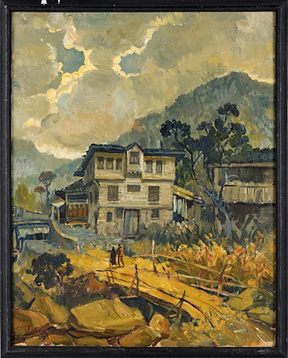 İmanov imzalı tablo — Yağlı Boya, 50×40 cm, 8.844 TL müzayede satışı