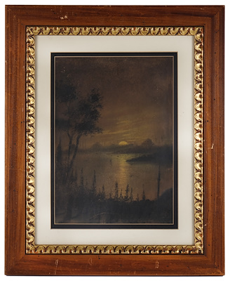 Onnik Azerian imzalı tablo — Pastel Boya, 35×25 cm, 9.827 TL müzayede satışı