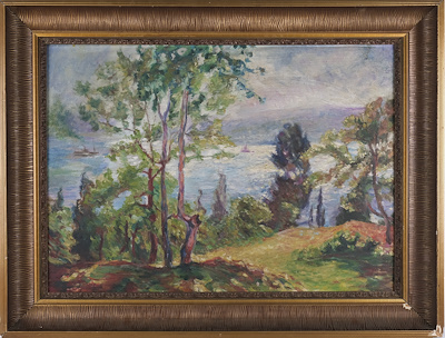 Behçet Gürcan imzalı tablo — Yağlı Boya, 59×70 cm, 11.055 TL müzayede satışı
