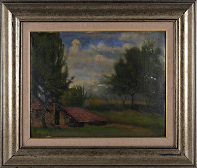 Selahattin Uzmen imzalı tablo — Yağlı Boya, 31×40 cm, 5.896 TL müzayede satışı