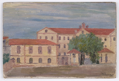 Diyarbakırlı Tahsin imzalı tablo — Yağlı Boya, 16×24 cm, 44.221 TL müzayede satışı