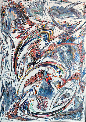 Yücel Dönmez imzalı tablo — Yağlı Boya, 170×120 cm, 77.000 TL müzayede satışı