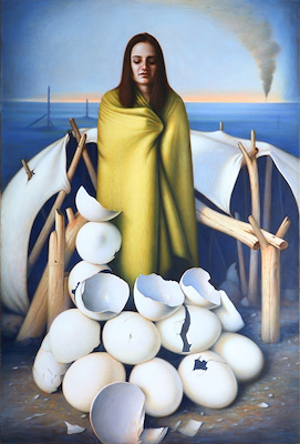 Ömer Eken imzalı tablo — Yağlı Boya, 150×100 cm, 150.000 TL müzayede satışı