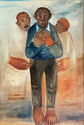 Abdullah Memedoğlu imzalı tablo — Yağlı Boya, 120×80 cm, 21.000 TL müzayede satışı