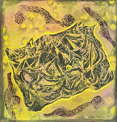 Zerrin Kehnemuyi imzalı tablo — Yağlı Boya, 50×48 cm, 27.000 TL müzayede satışı