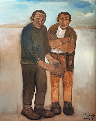 Abdullah Memedoğlu imzalı tablo — Yağlı Boya, 100×80 cm, 23.000 TL müzayede satışı