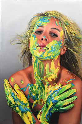 Yiğit Dündar imzalı tablo — Yağlı Boya, 135×90 cm, 43.000 TL müzayede satışı