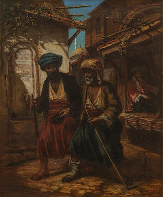Hippolyte Pradelles imzalı tablo — Yağlı Boya, 66×55 cm, 100.000 TL müzayede satışı