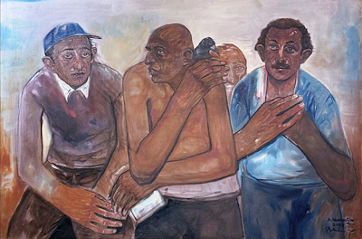 Abdullah Memedoğlu imzalı tablo — Yağlı Boya, 80×120 cm, 22.000 TL müzayede satışı