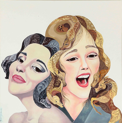 Nazan Pamuk imzalı tablo — Yağlı Boya, 90×90 cm, 20.000 TL müzayede satışı