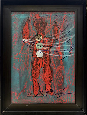 Hüsamettin Koçan imzalı tablo — Yağlı Boya, 50×35 cm, 35.000 TL müzayede satışı