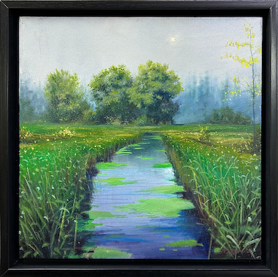 Mahmut Dündar imzalı tablo — Yağlı Boya, 45×45 cm, 4.000 TL müzayede satışı