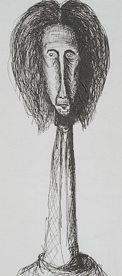 Şervan Celali imzalı tablo — Baskı, 10×21.7 cm, 500 TL müzayede satışı