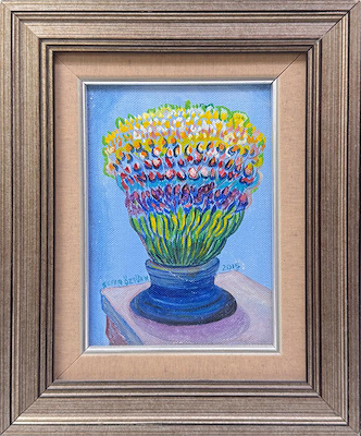 Sefer Öztürk imzalı tablo — Yağlı Boya, 21×26 cm, 2.000 TL müzayede satışı