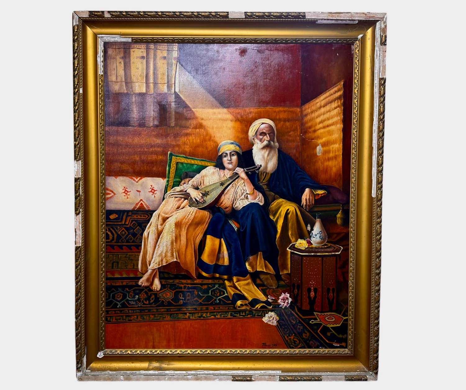 J.VALEZ-Avusturyalı Oryantalist Ressam Rudolph Ernst (1854 – 1932