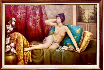 Naşir Daşdi imzalı tablo — Yağlı Boya, 125×86 cm, 10.000 TL müzayede satışı