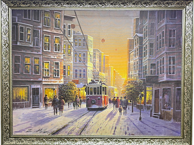Z.malkoç imzalı tablo — Yağlı Boya, 86×117 cm, 14.000 TL müzayede satışı