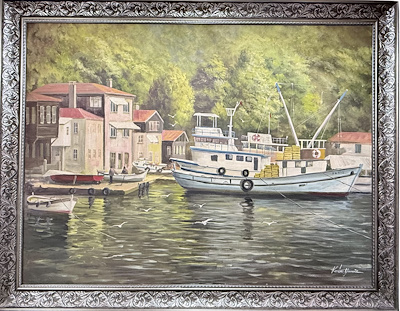 Kerim Yavuz imzalı tablo — Yağlı Boya, 117×87 cm, 11.000 TL müzayede satışı