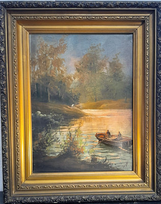 Haydar Besim Aydar imzalı tablo — Yağlı Boya, 40×30 cm, 10.000 TL müzayede satışı
