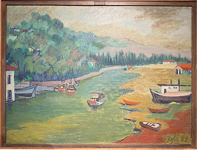 Refik Atalay imzalı tablo — 80×55 cm, 8.000 TL müzayede satışı