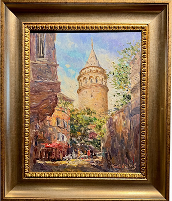 İldar Ahmet Veli imzalı tablo — Yağlı Boya, 46×35 cm, 35.000 TL müzayede satışı