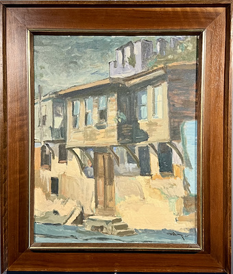 Fikret Kolverdi imzalı tablo — Yağlı Boya, 50×40 cm, 25.000 TL müzayede satışı