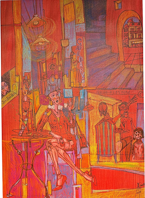 Ahmet Güçsav imzalı tablo — Yağlı Boya, 45×36 cm, 10.000 TL müzayede satışı