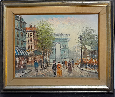 Caroline Burnett imzalı tablo — Yağlı Boya, 40×32 cm, 8.500 TL müzayede satışı
