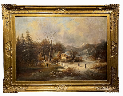 Parisi imzalı tablo — Yağlı Boya, 97×70 cm, 35.000 TL müzayede satışı