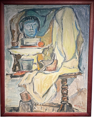 Meryem Palavan imzalı tablo — Yağlı Boya, 61×75 cm, 40.000 TL müzayede satışı