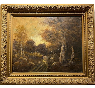 Schiele imzalı tablo — Yağlı Boya, 45×54 cm, 25.000 TL müzayede satışı