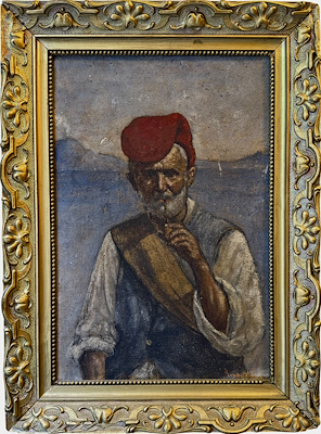 Raffaele imzalı tablo — Yağlı Boya, 39×27 cm, 10.000 TL müzayede satışı