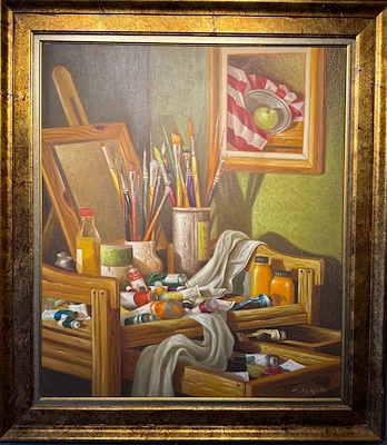 C.aşcıoğlu imzalı tablo — Yağlı Boya, 60×73 cm, 5.000 TL müzayede satışı