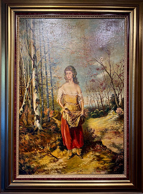 Vahdi Eskil imzalı tablo — Yağlı Boya, 82×55 cm, 5.000 TL müzayede satışı