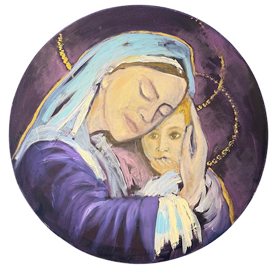 Karin Sahakyan Cincioğlu imzalı tablo — Yağlı Boya, 60×60 cm, 20.000 TL müzayede satışı