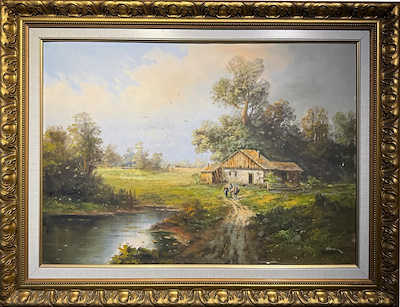 İlhan Kılınç imzalı tablo — Yağlı Boya, 50×70 cm, 5.000 TL müzayede satışı