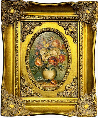 Valenti imzalı tablo — Yağlı Boya, 13×18 cm, 5.000 TL müzayede satışı