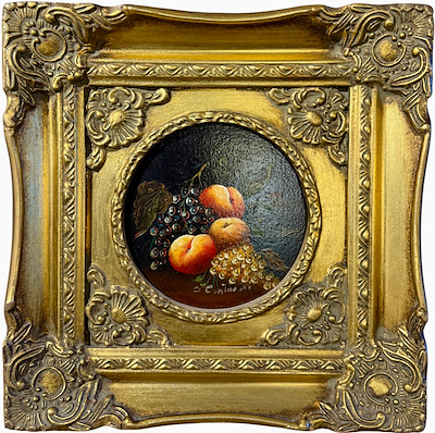 S.cantadori imzalı tablo — Yağlı Boya, 15×15 cm, 3.250 TL müzayede satışı