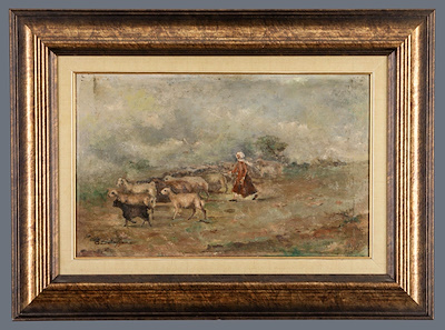 Erol Sarafyan imzalı tablo — Yağlı Boya, 46×28 cm, 11.000 TL müzayede satışı