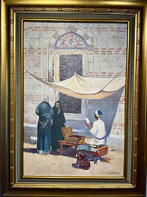 M.şanip imzalı tablo — Yağlı Boya, 60×40 cm, 5.500 TL müzayede satışı