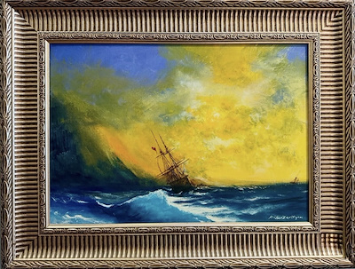 Kirkor Zarifyan imzalı tablo — Yağlı Boya, 37×50 cm, 22.500 TL müzayede satışı