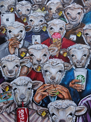 Ayşenur Yılmaz imzalı tablo — Akrilik Boya, 80×60 cm, 1.100 TL müzayede satışı