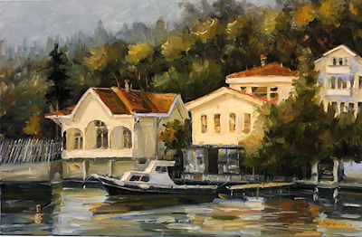 Erdal Abika imzalı tablo — Yağlı Boya, 50×35 cm, 900 TL müzayede satışı