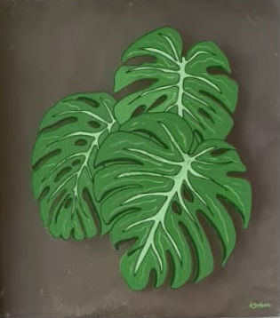 Korhan Konmuş imzalı tablo — 33×36 cm, 190 TL müzayede satışı